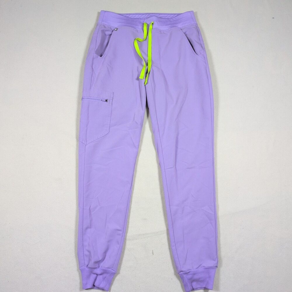Figs Women's Zamora Jogger Scrub Pants Purple Size XS Medical Nurse W23SW2016